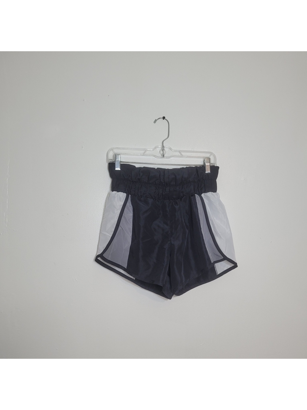 Legend Black High Waisted Athletic Running Shorts Size Medium